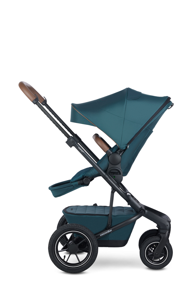EASYWALKER Kočík kombinovaný Harvey⁵ Premium Jade Green XXL AIR + KIDDY Evoluna i-size 2
