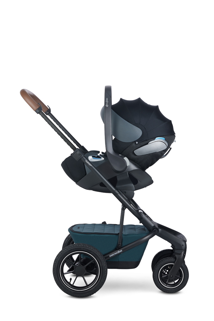EASYWALKER Kočík kombinovaný Harvey⁵ Premium Jade Green XXL AIR + KIDDY Evoluna i-size 2