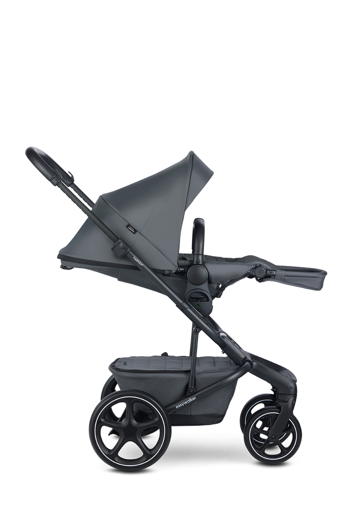 EASYWALKER Kočík kombinovaný Harvey⁵ Premium 2v1 Mineral Grey LITE RWS + KIDDY Evoluna i-size 2