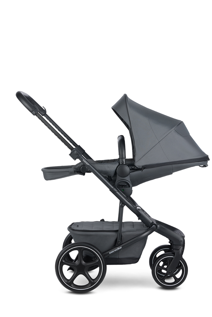 EASYWALKER Kočík kombinovaný Harvey⁵ Premium 2v1 Mineral Grey LITE RWS + KIDDY Evoluna i-size 2