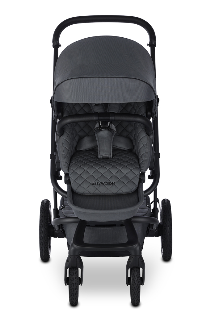 EASYWALKER Kočík kombinovaný Harvey⁵ Premium 2v1 Mineral Grey LITE AIR + KIDDY Evoluna i-size 2