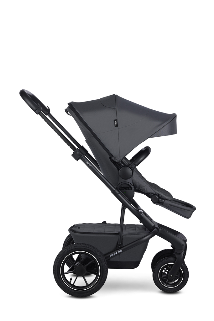 EASYWALKER Kočík kombinovaný Harvey⁵ Premium 2v1 Mineral Grey LITE AIR + KIDDY Evoluna i-size 2