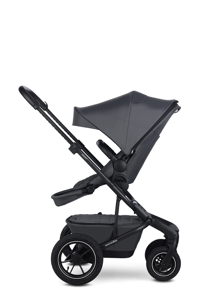 EASYWALKER Kočík kombinovaný Harvey⁵ Premium 2v1 Mineral Grey LITE AIR + KIDDY Evoluna i-size 2