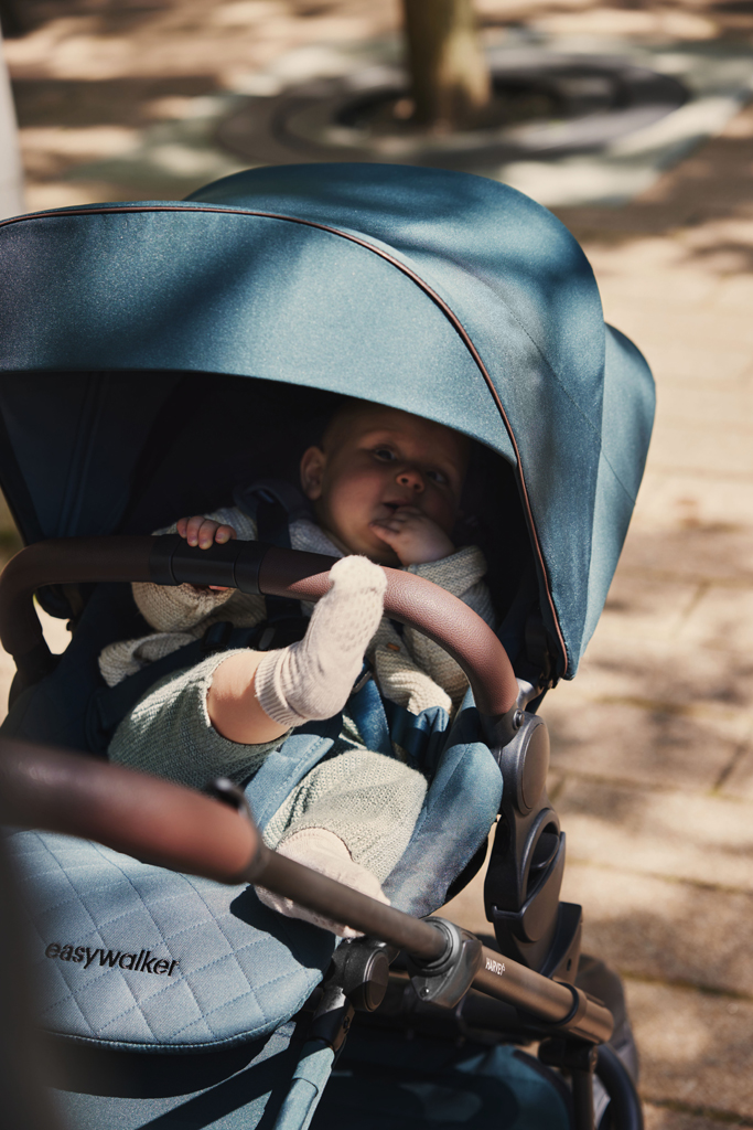 EASYWALKER Kočík kombinovaný Harvey⁵ Premium 2v1 Jade Green LITE RWS + KIDDY Evoluna i-size 2