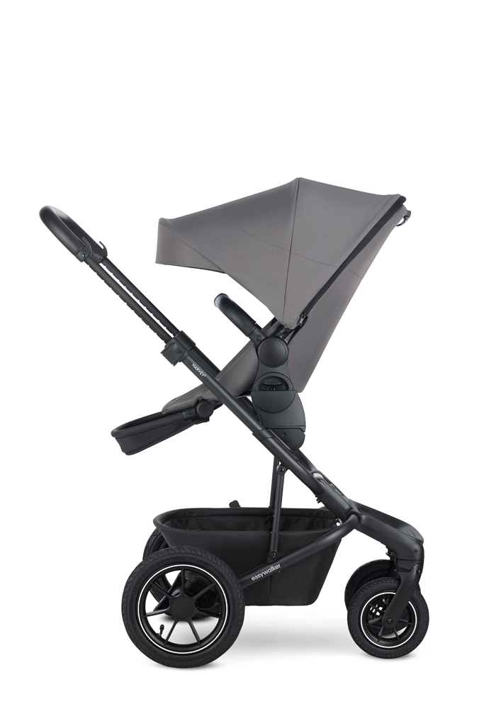 EASYWALKER Kočík kombinovaný Harvey⁵ Pebble Grey XXL AIR + KIDDY Evoluna i-size 2 + základňa