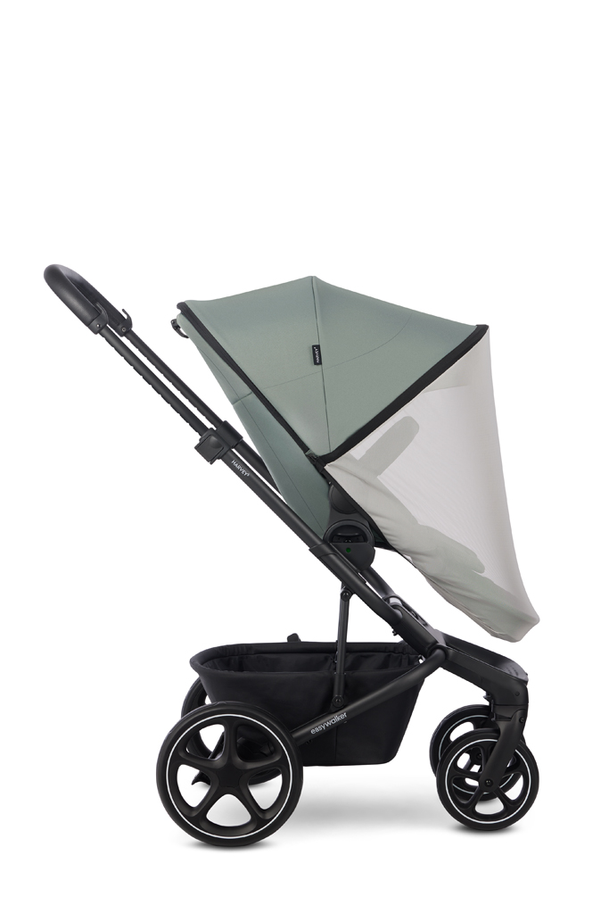 EASYWALKER Kočík kombinovaný Harvey⁵ Midnight Black XXL RWS + KIDDY Evoluna i-size 2 + základňa