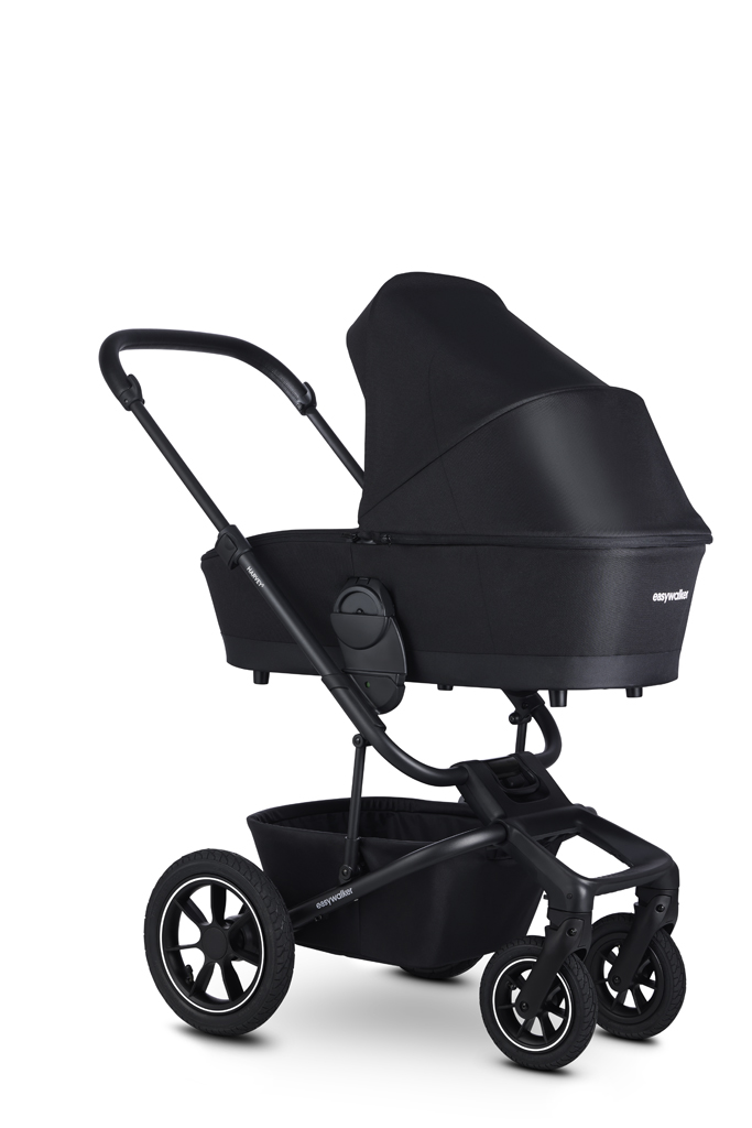 EASYWALKER Kočík kombinovaný Harvey⁵ Midnight Black XXL AIR + KIDDY Evoluna i-size 2 + základňa