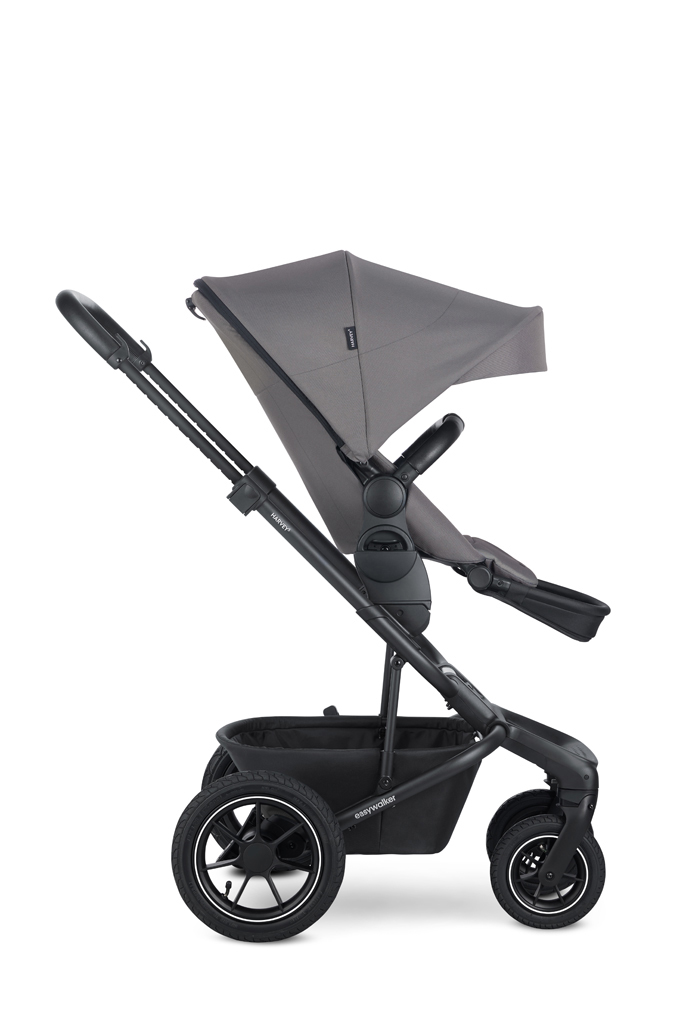 EASYWALKER Kočík kombinovaný Harvey⁵ 2v1 Pebble Grey LITE AIR + KIDDY Evoluna i-size 2 + základňa