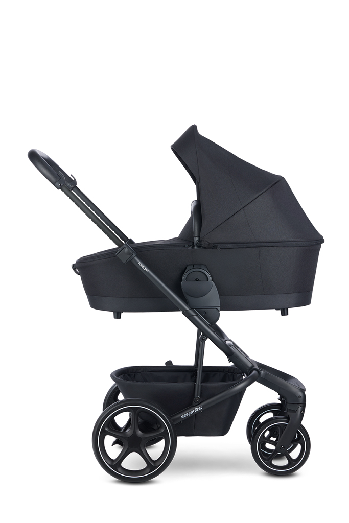 EASYWALKER Kočík kombinovaný Harvey⁵ 2v1 Midnight Black LITE RWS +KIDDY Evoluna i-size 2,základňa