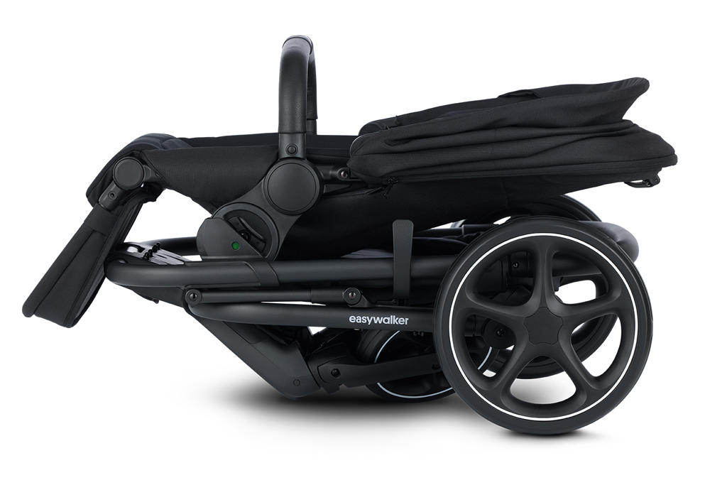 EASYWALKER Kočík kombinovaný Harvey⁵ 2v1 Midnight Black LITE RWS +KIDDY Evoluna i-size 2,základňa