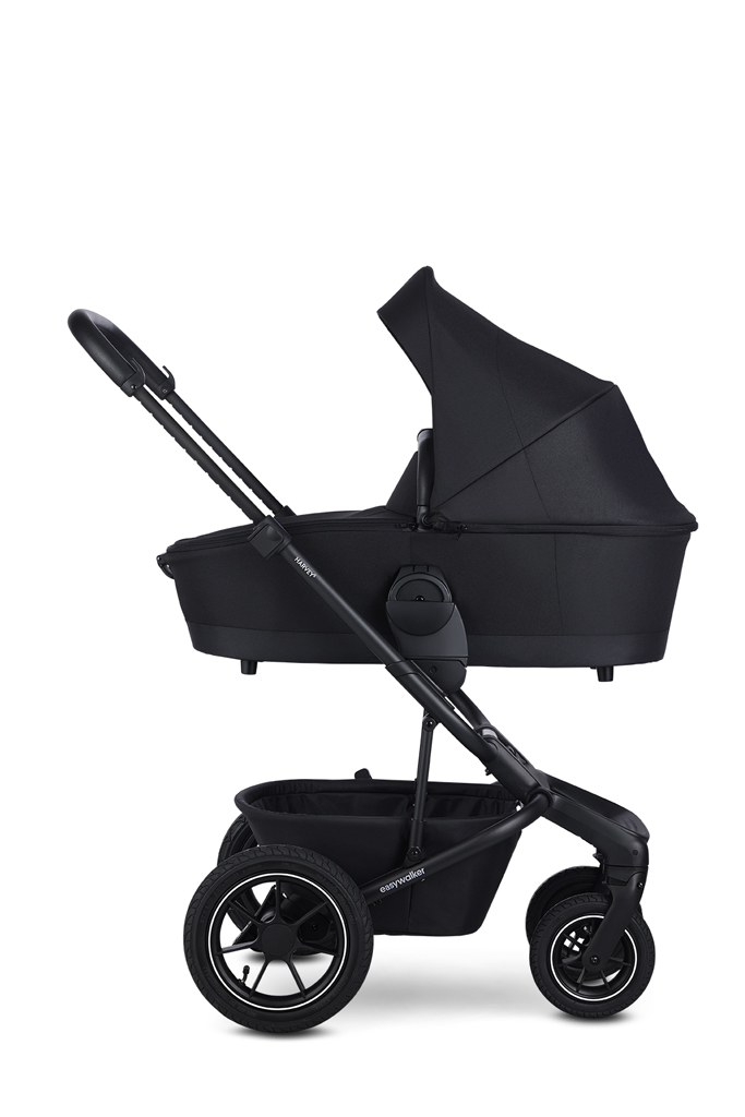 EASYWALKER Kočík kombinovaný Harvey⁵ 2v1 Midnight Black LITE AIR +CYBEX Aton B2 i-Size,základňa