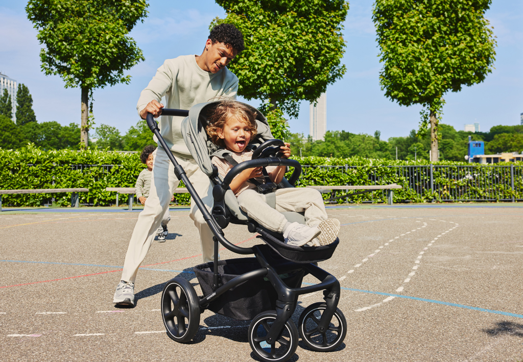 EASYWALKER Kočík kombinovaný Harvey⁵ 2v1 Agave Green LITE AIR + CYBEX Aton B2 i-Size + základňa