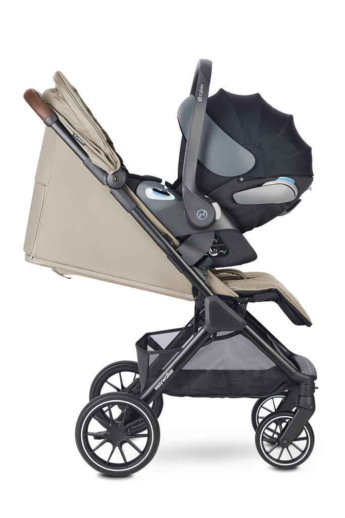 EASYWALKER Kočík športový Jackey2 XL Pearl Taupe + PETITE&amp;MARS fusak Jibot ZADARMO