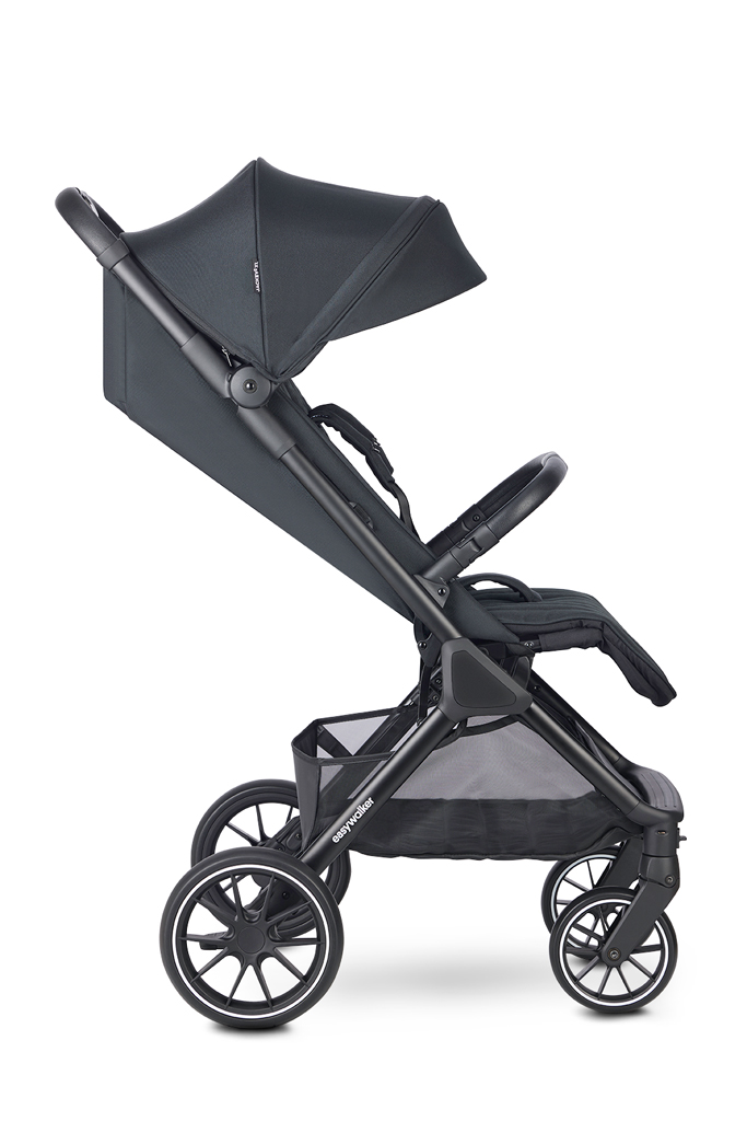 EASYWALKER Kočík športový Jackey2 XL Midnight Black + PETITE&amp;MARS fusak Jibot ZADARMO