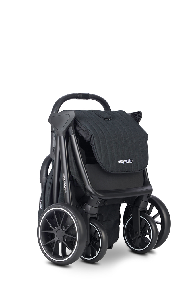 EASYWALKER Kočík športový Jackey2 XL Midnight Black + PETITE&amp;MARS fusak Jibot ZADARMO