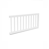 Drevená postieľka/pohovka + zábrana magdaléna biela so šuflíkom