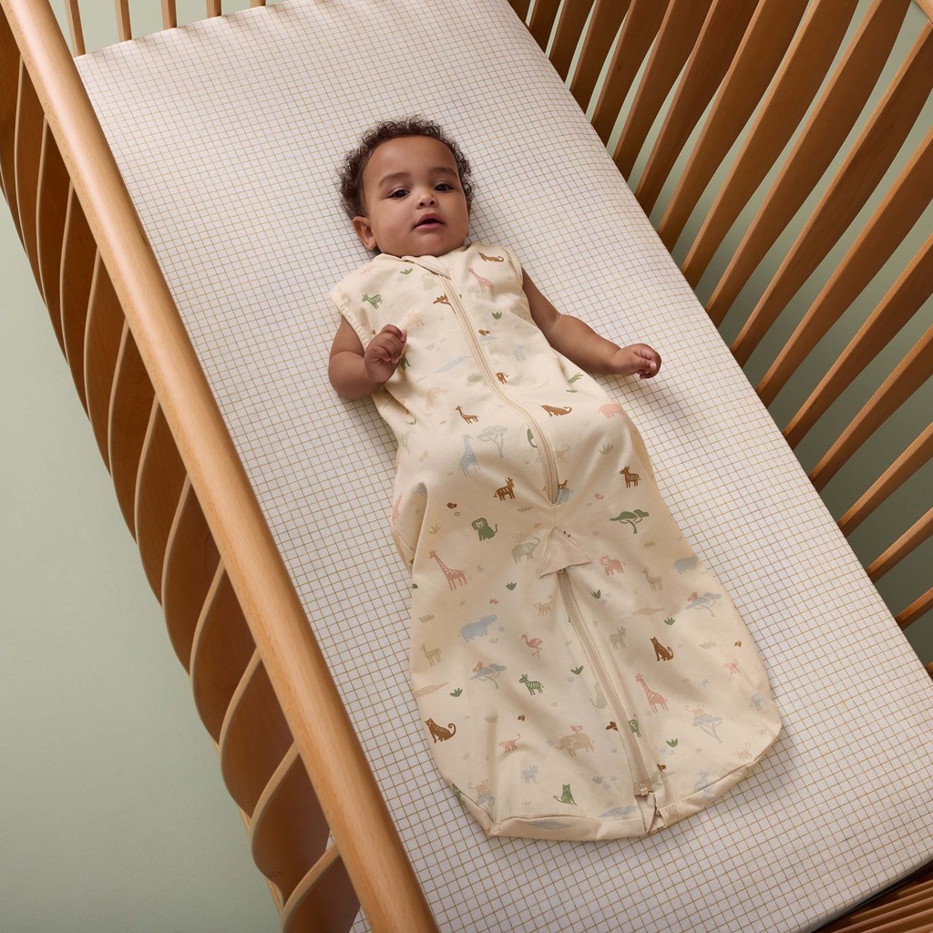 ERGOPOUCH Vak a overal na spanie 2v1 organická bavlna Suit Savannah 8-24 m, 8-14 kg, 0,2 tog