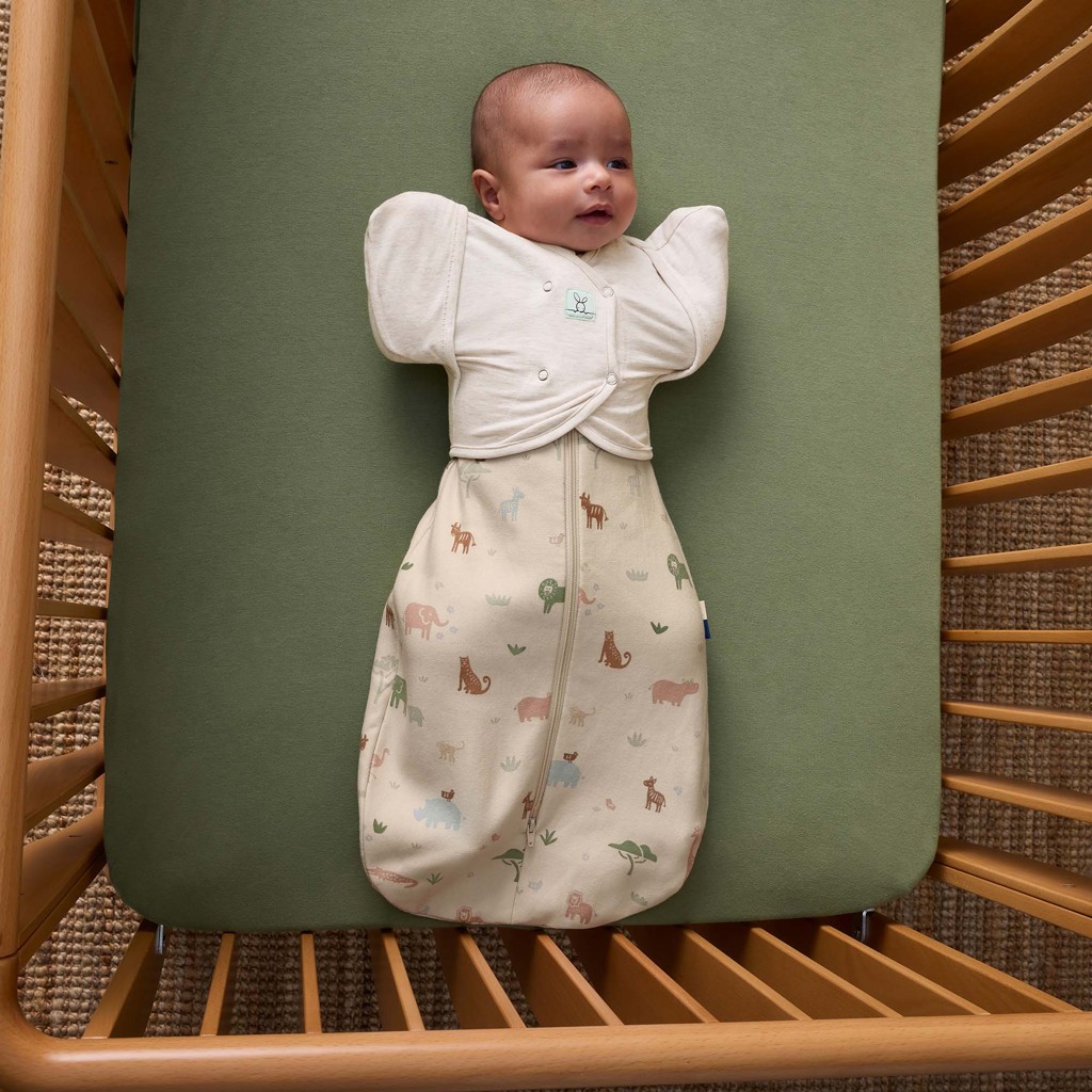 ERGOPOUCH Zavinovačka a vak na spanie 2v1 Cocoon Savannah 6-12 m, 8-10 kg, 1 tog