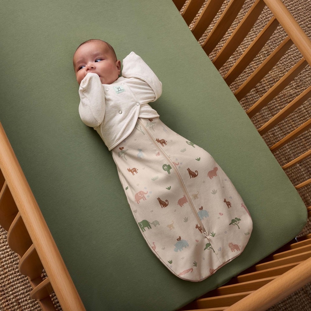 ERGOPOUCH Zavinovačka a vak na spanie 2v1 Cocoon Savannah 6-12 m, 8-10 kg, 1 tog