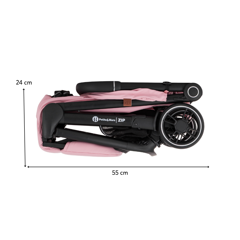 PETITE&amp;MARS Kočík športový Zip Silky Rose