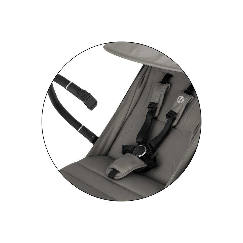 PETITE&amp;MARS Kočík športový Zip Velvet Grey