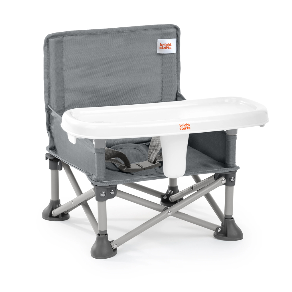 BRIGHT STARTS Stolička jedálenská prenosná Pop N Sit™ 6m+ do 15kg