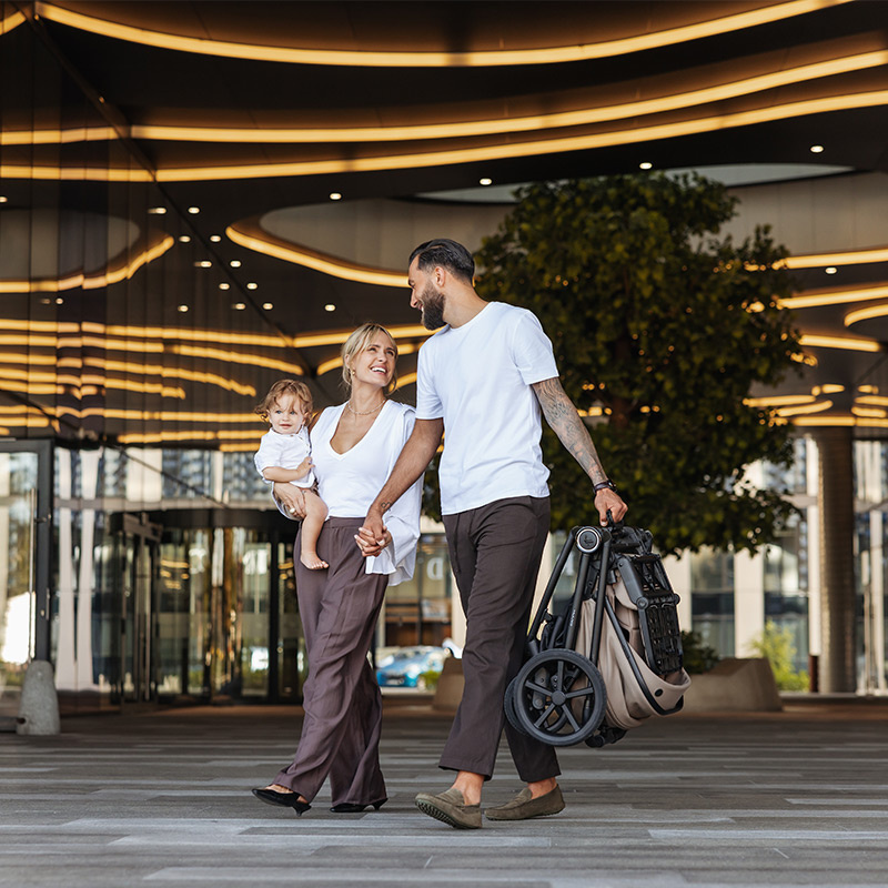 MUUVO Kočík kombinovaný Muuvo One 2v1 Negro