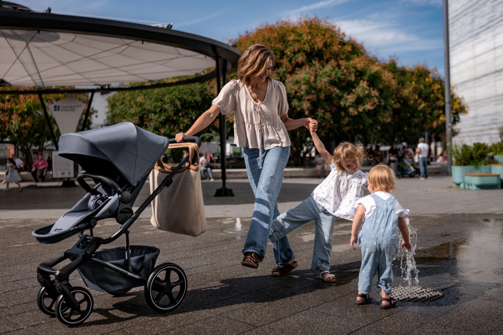 EASYWALKER Set XL kočík kombinovaný Harvey NXT s príslušenstvom Eclipse Black