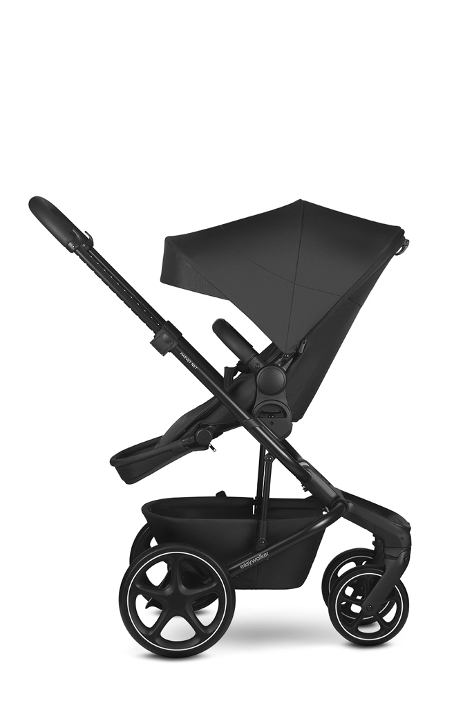 EASYWALKER Set XL kočík kombinovaný Harvey NXT s príslušenstvom Eclipse Black