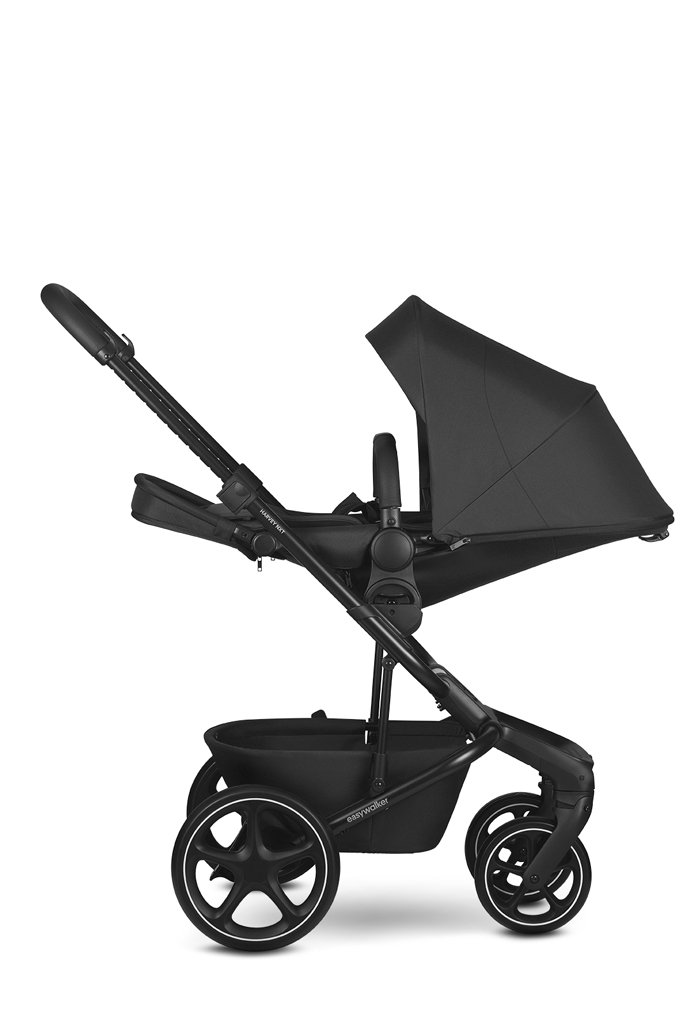 EASYWALKER Set XL kočík kombinovaný Harvey NXT s príslušenstvom Eclipse Black