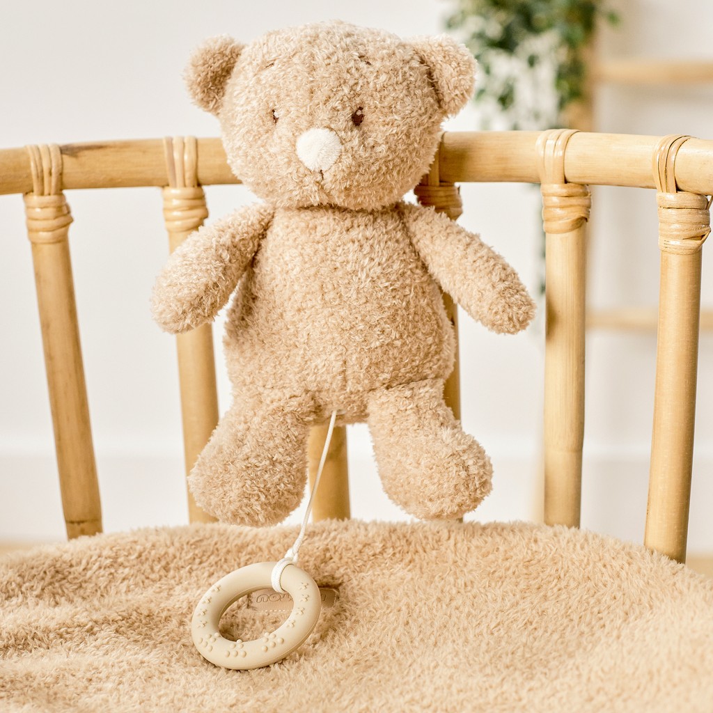 NATTOU Hračka plyšová hudobná Teddy medvedík 24 cm, 0m+