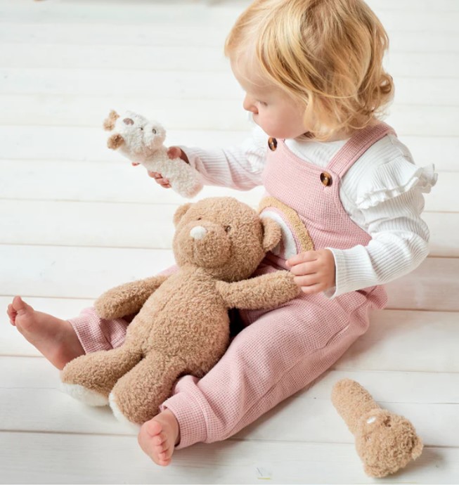 NATTOU Hračka plyšová Teddy medvedík 30 cm, 0m+