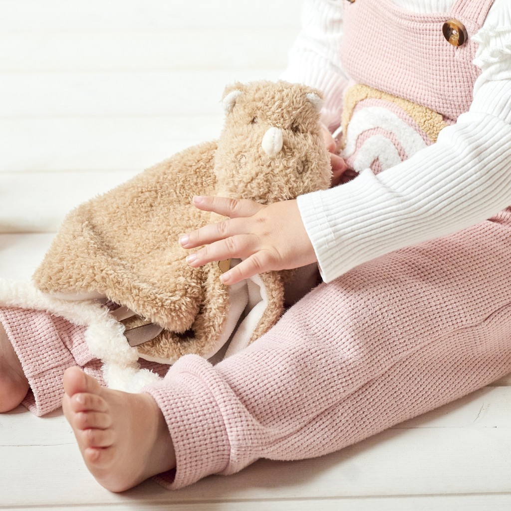 NATTOU Maznáčik plyšový maxi Teddy medvedík 28 x 28 cm, 0m+