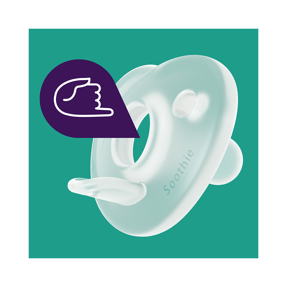 Philips AVENT Cumlík 0-6m Soothie dievča 2 ks