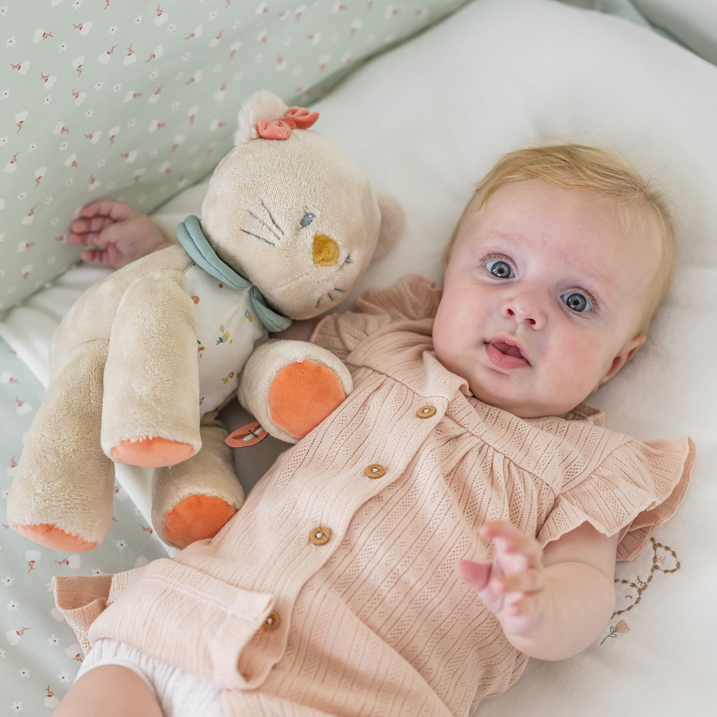 NATTOU Mačička plyšová Lana 32 cm Mila, Zoe &amp; Lana