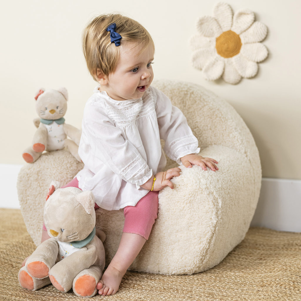 NATTOU Mačička plyšová Lana 32 cm Mila, Zoe &amp; Lana