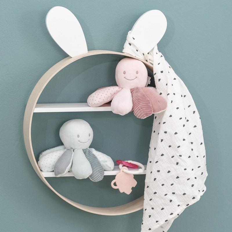 NATTOU Hryzačka silikónová s chladiacou časťou bez BPA ružový sloník