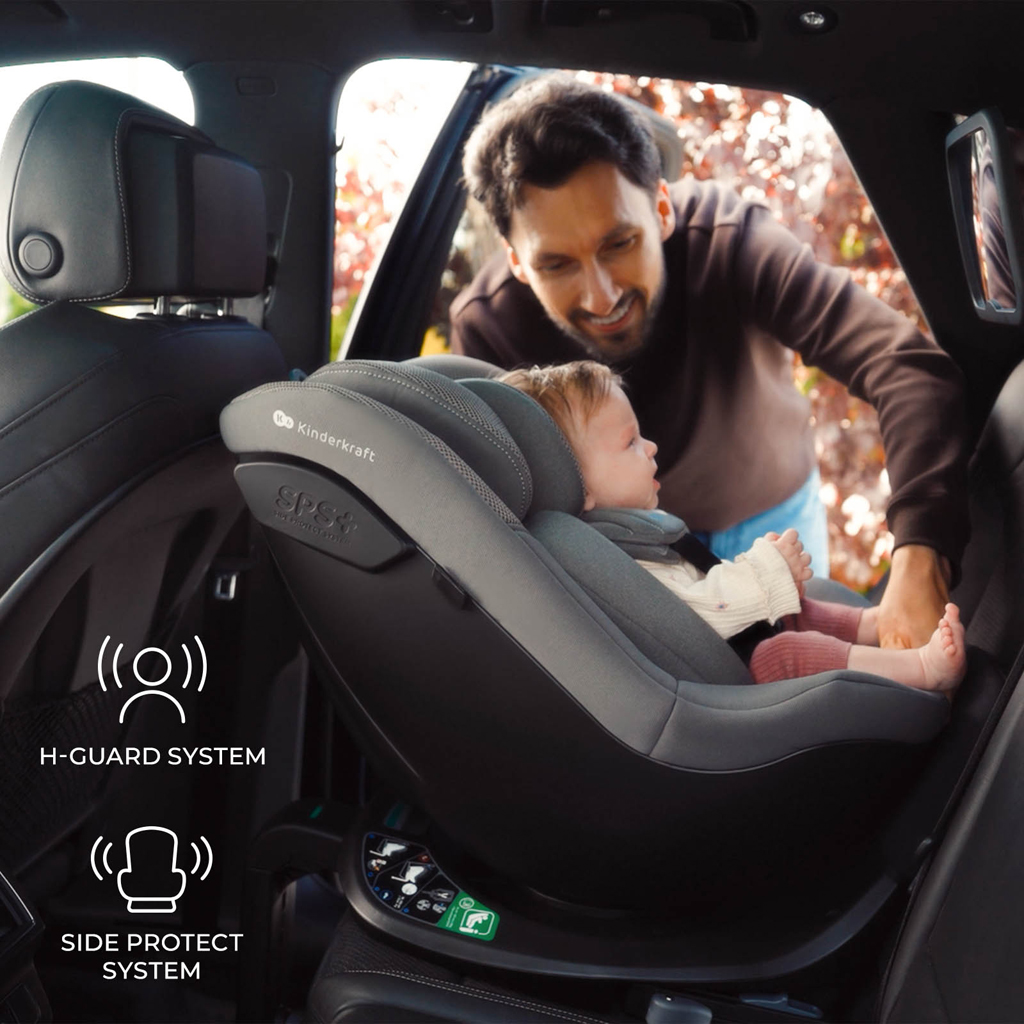KINDERKRAFT Autosedačka I-Guard I-size (40-105 cm) Grey