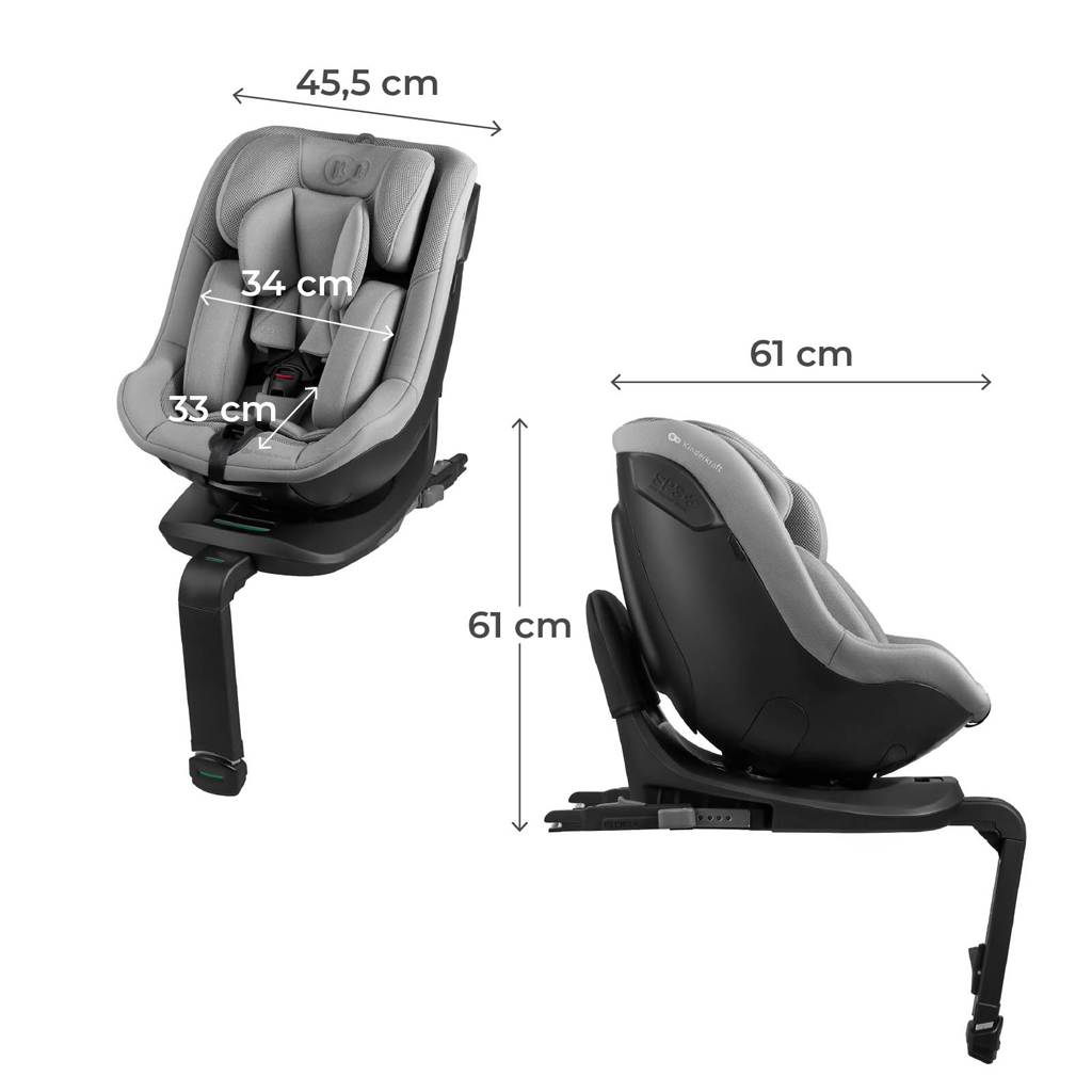 KINDERKRAFT Autosedačka I-Guard I-size (40-105 cm) Grey