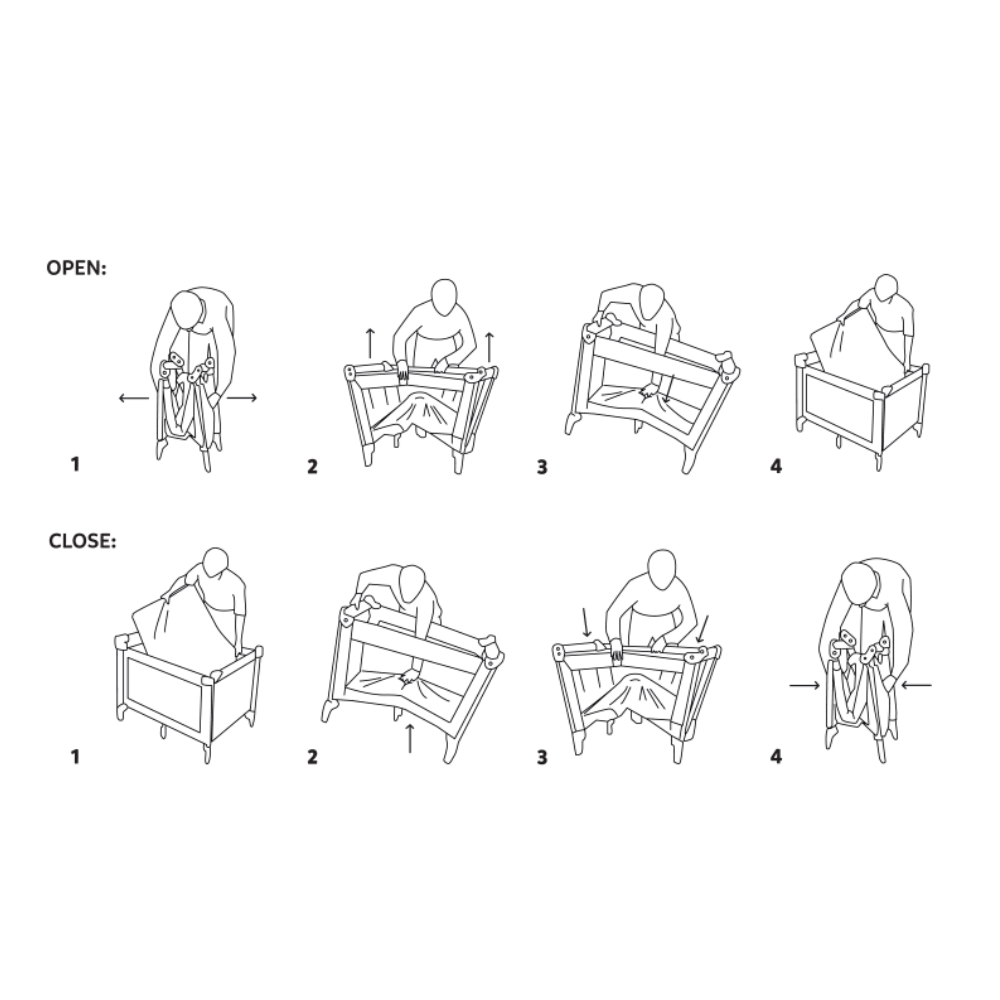 PETITE&amp;MARS Postieľka cestovná Koot - Tiger Super Hero