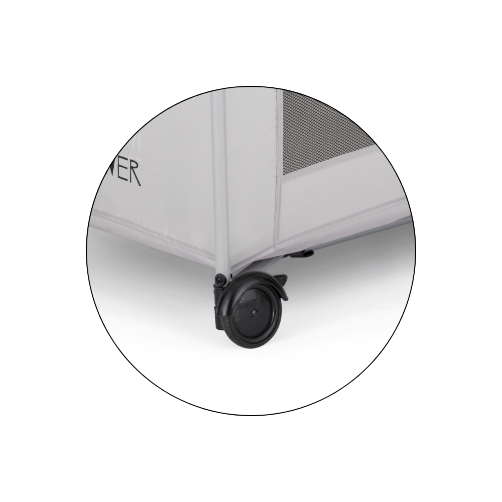 PETITE&amp;MARS Postieľka cestovná Koot - Zebra Super Power