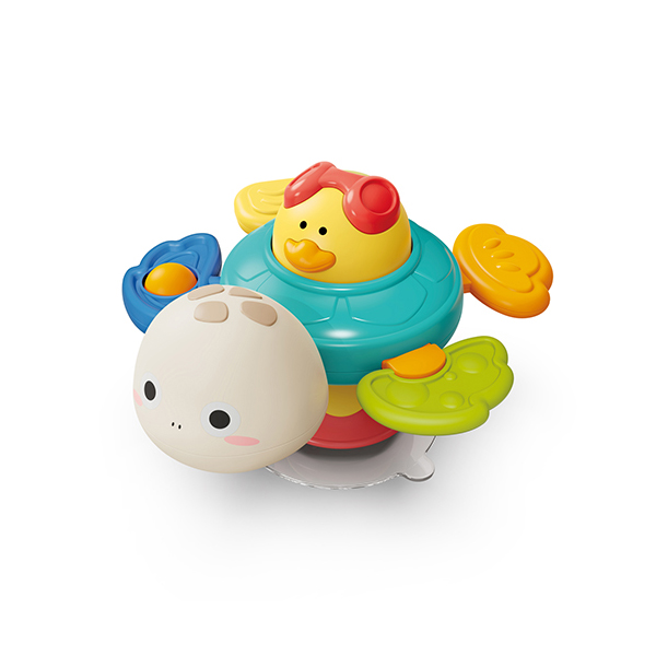 BABYONO Hračka senzorická s prísavkou korytnačka Turtle 6m+