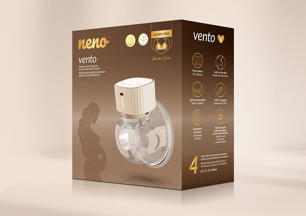 NENO Odsávačka materského mlieka elektrická Vento