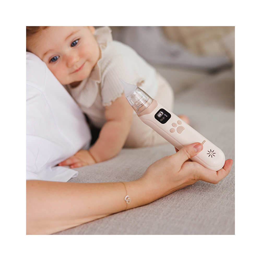 BABYONO Odsávačka nosných hlienov elektronická USB nabíjanie