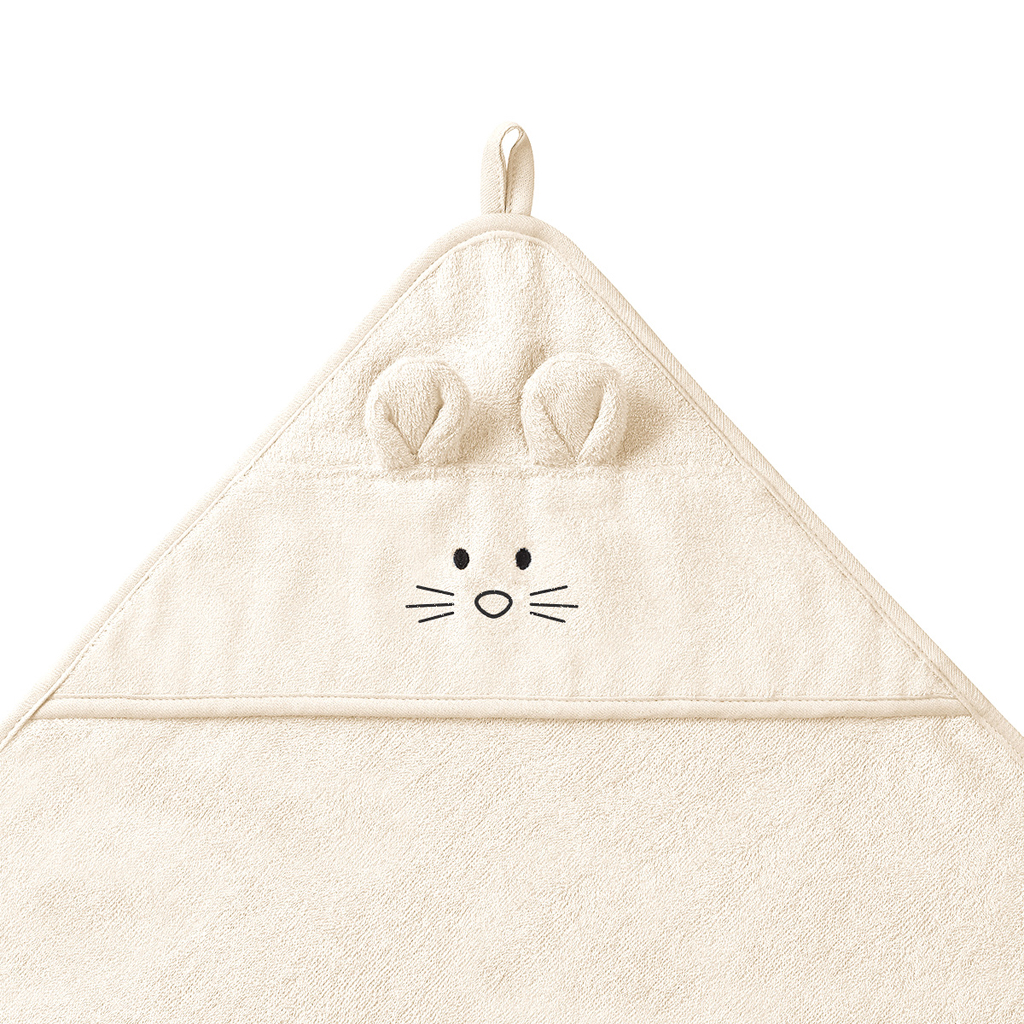 BABYONO Osuška bambusová Super Soft Cream 100x100 cm