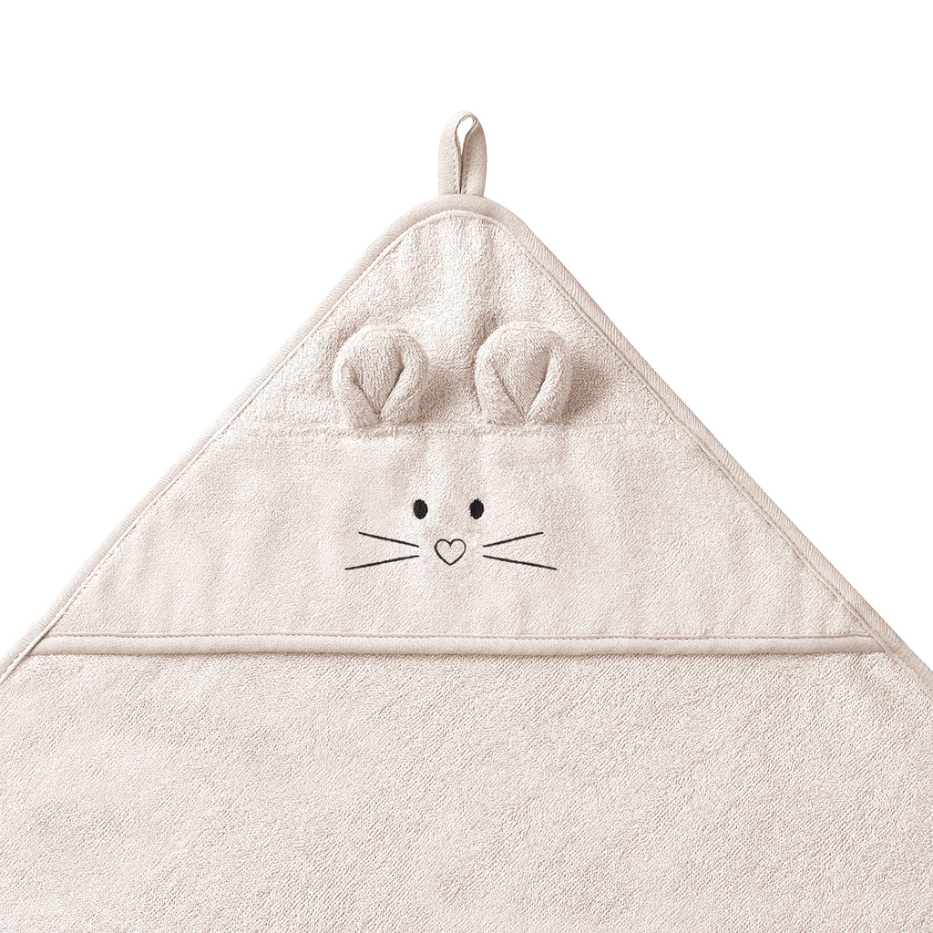 BABYONO Osuška bambusová Super Soft Light Beige 100x100 cm