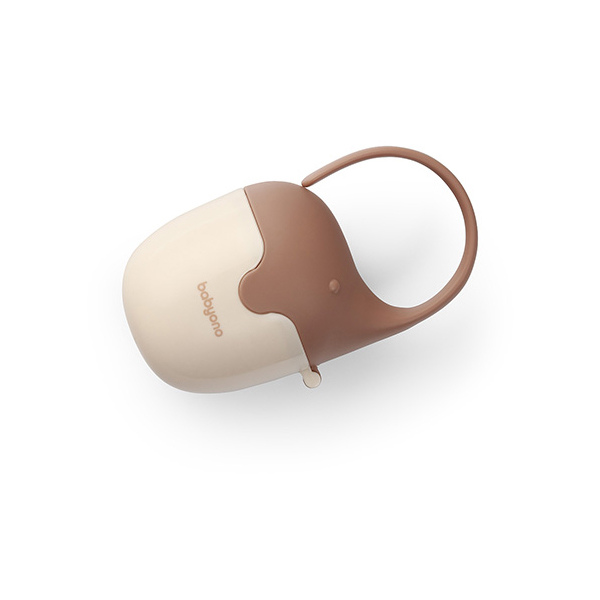 BABYONO Puzdro na cumlík slon béžovej 0m+