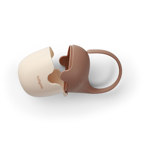 BABYONO Puzdro na cumlík slon béžovej 0m+