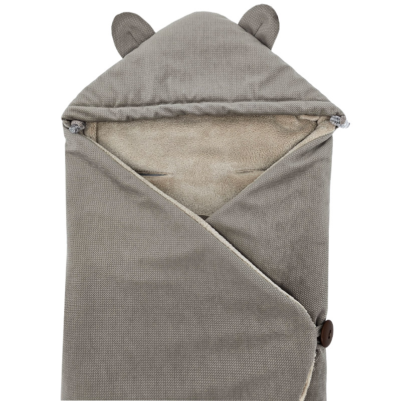 EKO Fusak do autosedačky Dark Beige