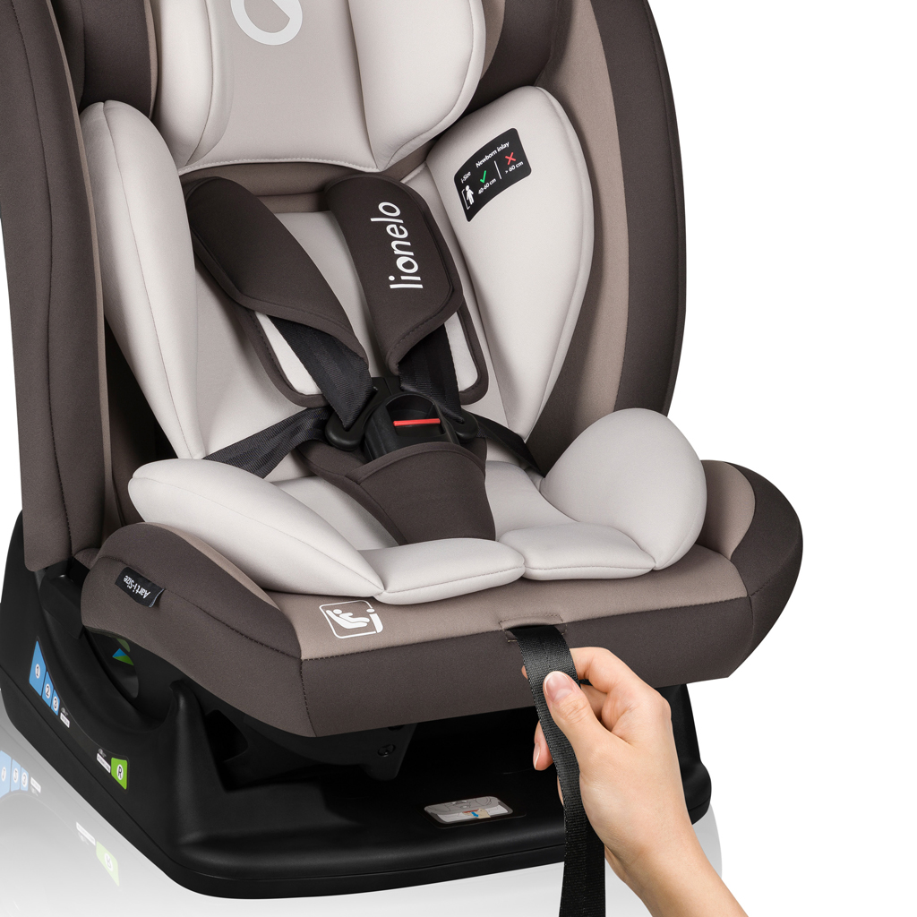 LIONELO Autosedačka Aart i-Size (40-150 cm) Beige Latte